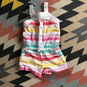 Toddler shorts romper
